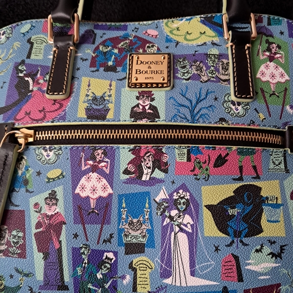 Dooney & Bourke Haunted Mansion satchel - Picture 4 of 9